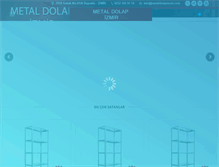 Tablet Screenshot of metaldolapizmir.com